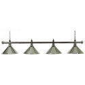 Luminaire pub 4 globes aluminium