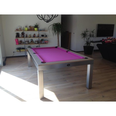 Oxygene en inox brossé chêne