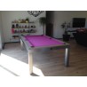 Oxygene en inox brossé chêne