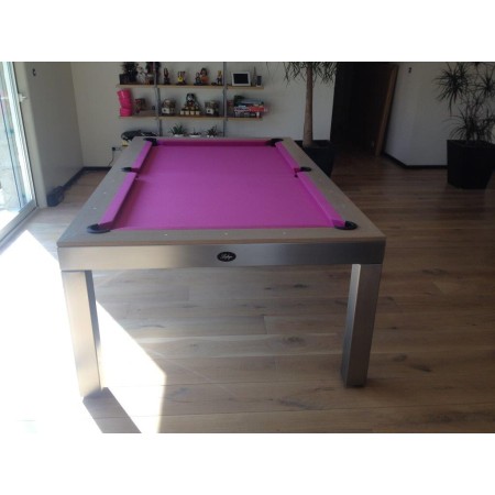 Oxygene en inox brossé chêne