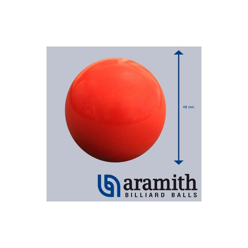 Bille Rouge Aramith 48 mm