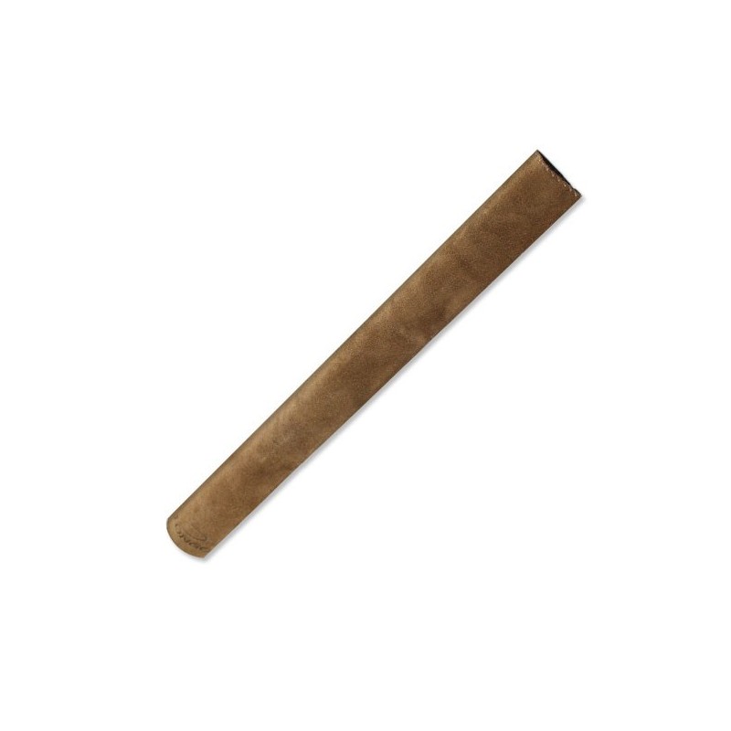 Manchon Longoni en cuir véritable