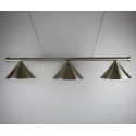 Luminaire pub 3 globes chrome