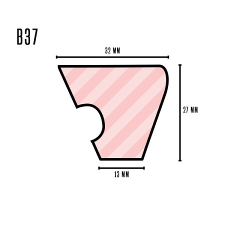 Caoutchouc pour bandes B37