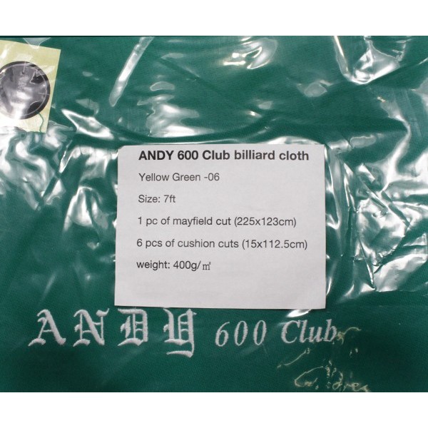 Drap ANDY vert jaune 225 X 121.5 CM