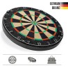 Karella Dartboard BullOut Set inkl. 2 Set Darts – Cible darts pro